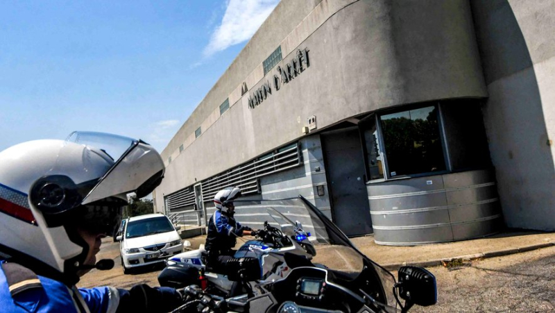 End of the demonstration at the Nîmes remand center: the hundred or so detainees returned peacefully to their cells