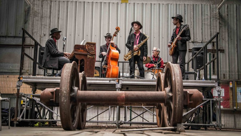 Au musée du train de Nîmes, le boogie-woogie résonne au milieu des locos !