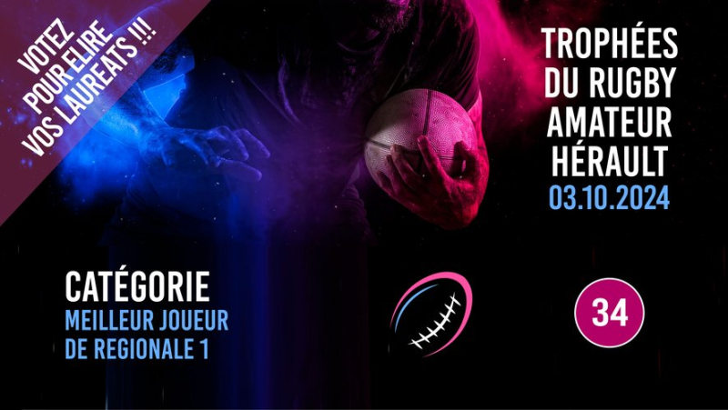 Amateur rugby trophies 34: Enzo Picarelli, Mathieu Berlou, Emilien Penaud… elect the best player of Regional 1