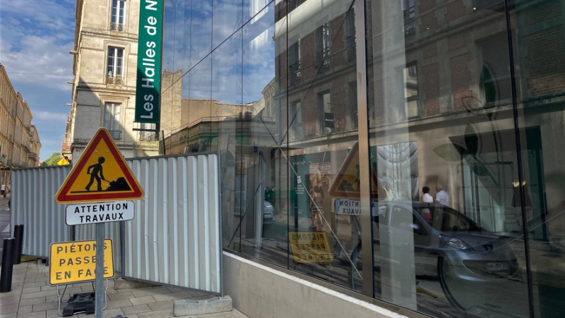 These renovation works at the La Coupole shopping center will affect stallholders at Les Halles de Nîmes