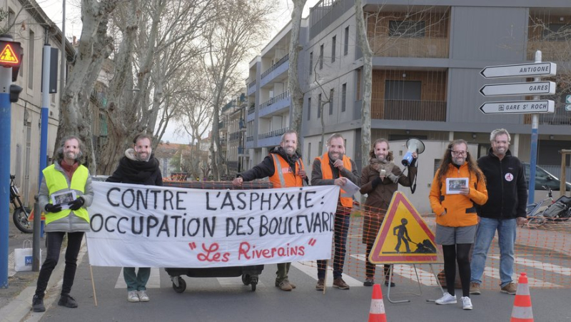 Traffic jam warning this Tuesday morning in Montpellier: the 4 Boulevards are once again blocking traffic in Berthelot