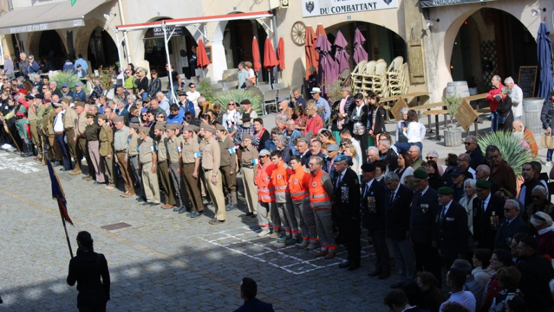 In Bagnols-sur-Cèze, a vibrant tribute paid to the 280 young volunteers who followed Commandant Vigan-Braquet 80 years ago