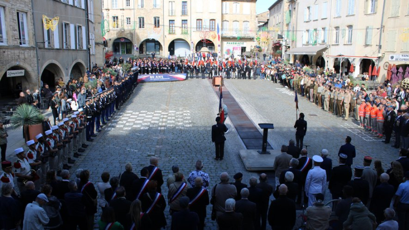 In Bagnols-sur-Cèze, a vibrant tribute paid to the 280 young volunteers who followed Commandant Vigan-Braquet 80 years ago