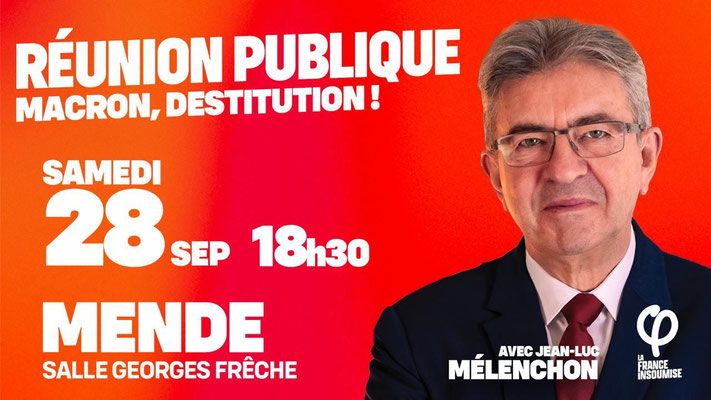 Mélenchon announced in Mende on Saturday: will he come back on the remarks which offended the people of Lozère ?