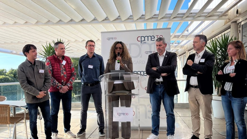 The CPME du Gard made its economic return with a breathtaking view of the Maison Carrée in Nîmes