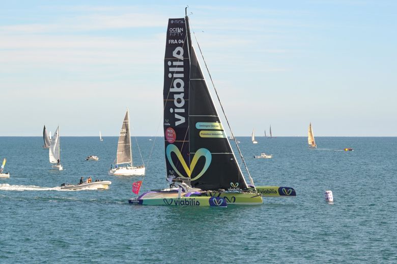 [EN IMAGES] Revivez le passage impressionnant des voiliers de la Med Max au large de Sète