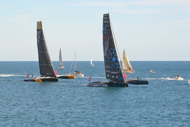 [EN IMAGES] Revivez le passage impressionnant des voiliers de la Med Max au large de Sète