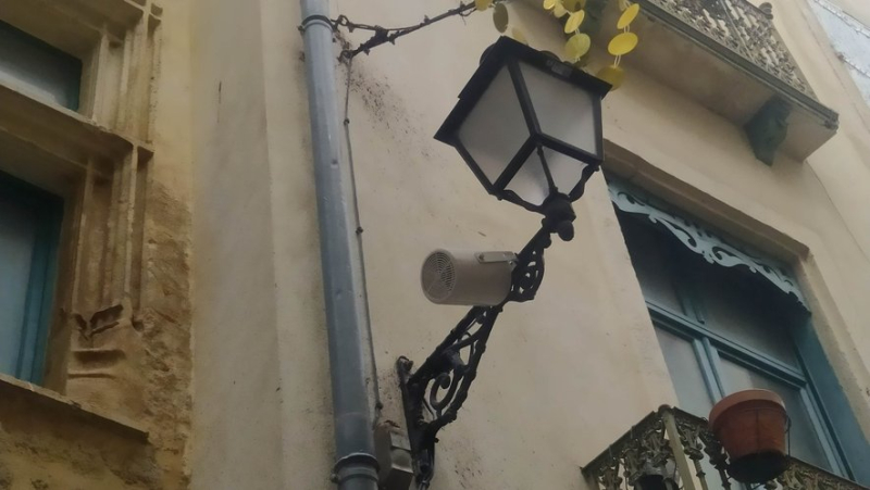 Béziers: the loudspeakers installed between rue Viennet and place de la Révolution divide