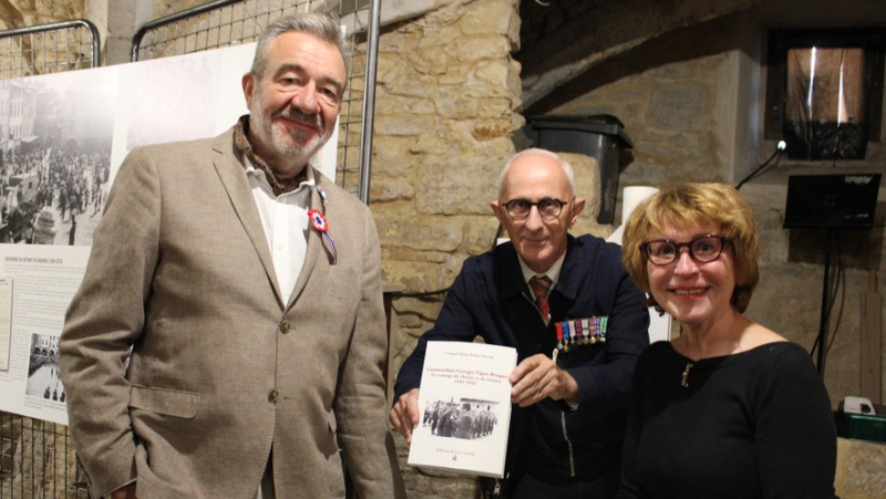 "He was sensitive to the life of each of his men", the descendants of Georges Vigan-Braquet present at the commemorative ceremony grateful and moved