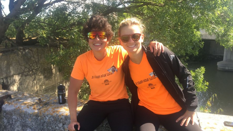 Louise Villemagne and Noémie Solier on the 100 km of Millau… on roller skates!