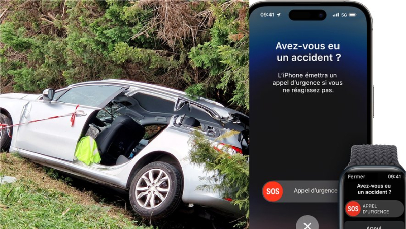 Seriously Injured Driver in Toulouse Saved by His Smartphone: How iPhone Accident Detection Works ?