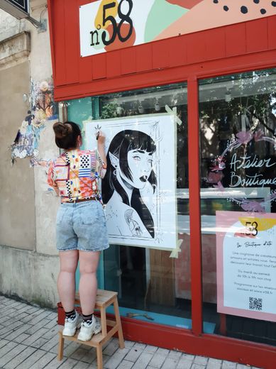 Mademoiselle M apporte sa touche céleste pour l’Expo de Ouf