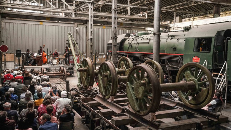 Au musée du train de Nîmes, le boogie-woogie résonne au milieu des locos !