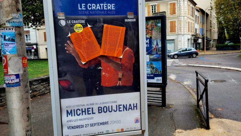 "Mr. Michel Boujenah, you are not welcome in Alès": a storm of protest against the comedian&#39;s visit to the Cratère