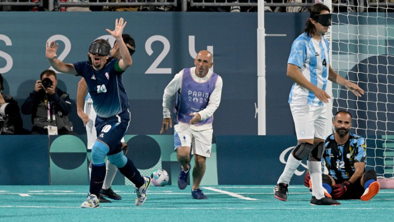 Paralympic Games: French blind football team wins gold medal against Argentina after penalty shootout