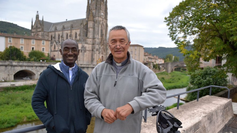 Raphaël Bui and Jean-Clément Koumoue, two new priests in Saint-Affricain