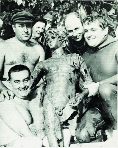 That magical moment, 60 years ago, when the ephebe of Agde came out of the water, thanks to Jacky Fanjaud