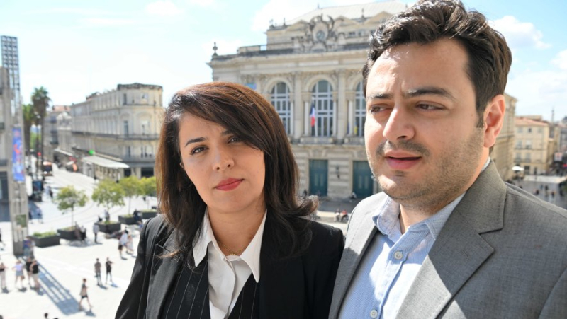 "The regime executes people like us," says this couple of Iranian lawyers who have taken refuge in Montpellier.