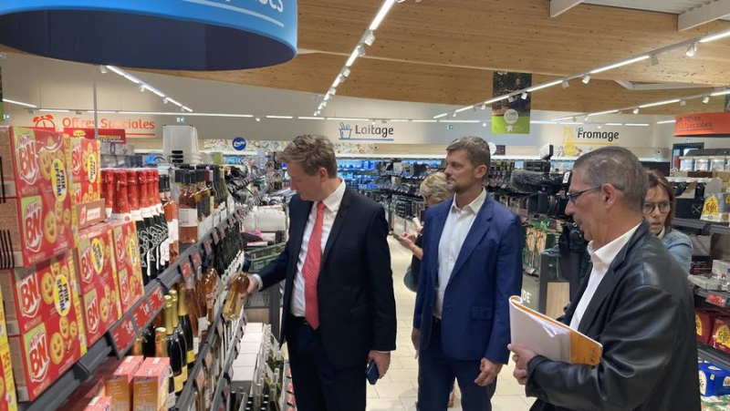 Inspection at a wine fair in a large supermarket near Clermont-l’Hérault: “misleading” labelling and other offences observed