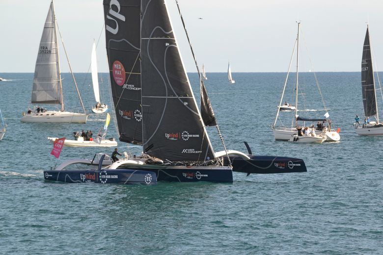 [EN IMAGES] Revivez le passage impressionnant des voiliers de la Med Max au large de Sète