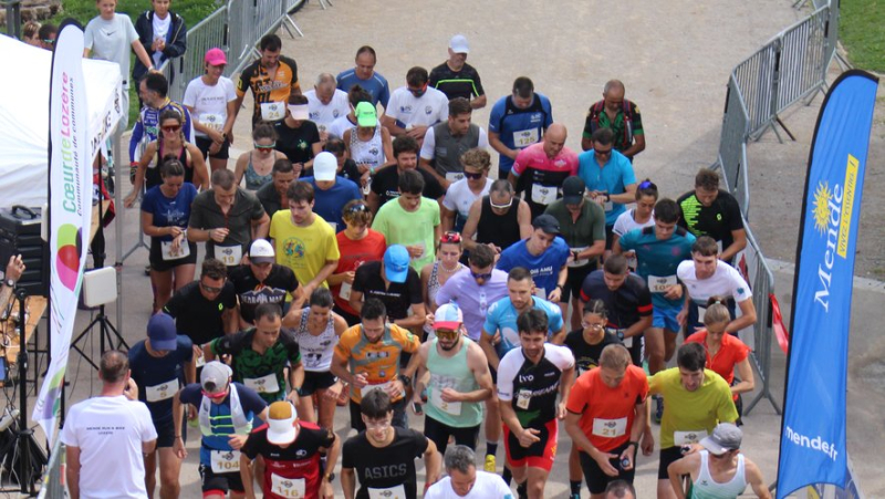 Ninety competitors took part in the first Mende Run and Bike vetathlon