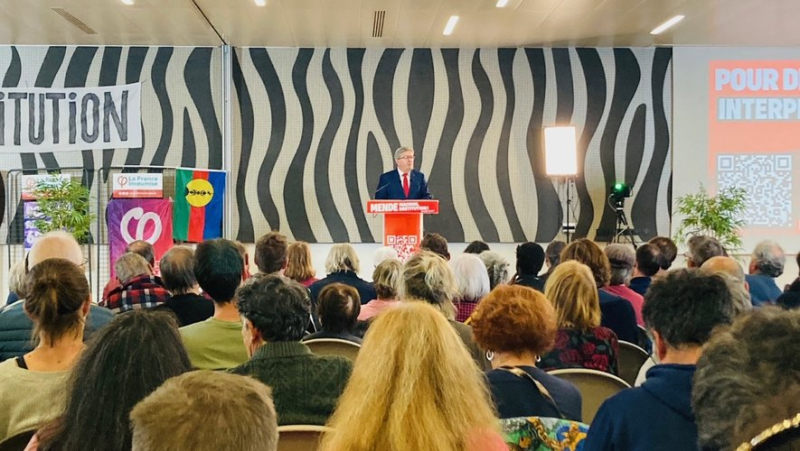 Jean-Luc Mélenchon (LFI) at a public meeting in Mende: "Lozère is a land of Camisards!"