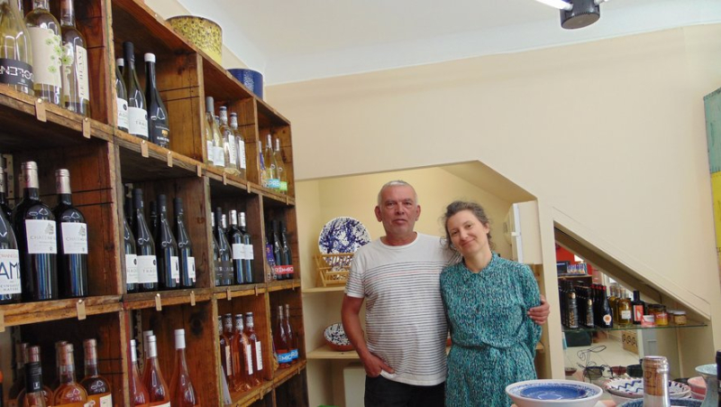 Hanna Kaminska and Frédéric Fabre opened the Kon7ept Fauve store in Mende, a delicatessen