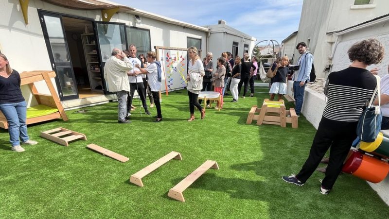 "An open-air therapeutic room", the Early Medical Social Action Center unveils its sensory garden