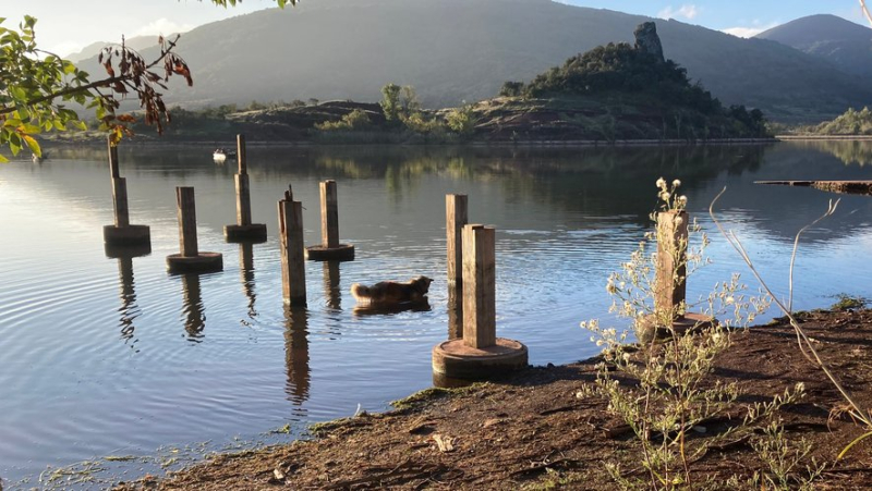 Au Salagou, le ponton d’Octon a été totalement démonté,