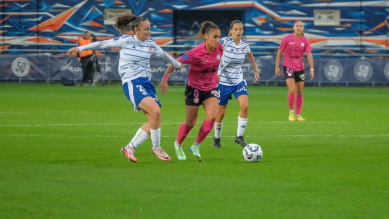 The Montpellier women came up against a well-established Strasbourg team to concede a draw.