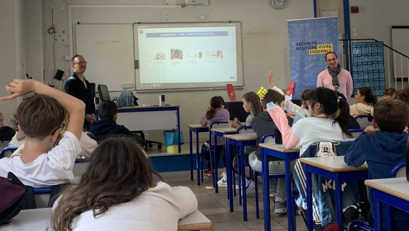 Millau secondary school students made aware of safety around level crossings