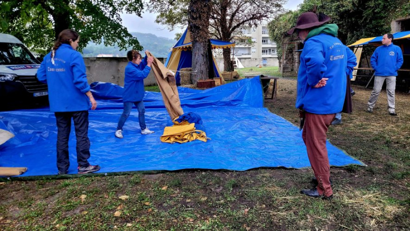 "We suspected that the events would be cancelled": autumnal weather condemns the last day of the medieval festival