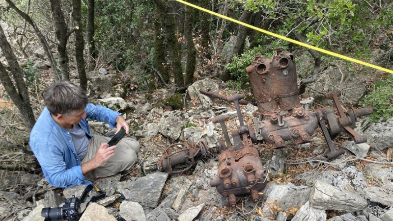 Exceptional discovery: a Breguet XIV plane crashed in 1924 in Cabrerolles, near Béziers