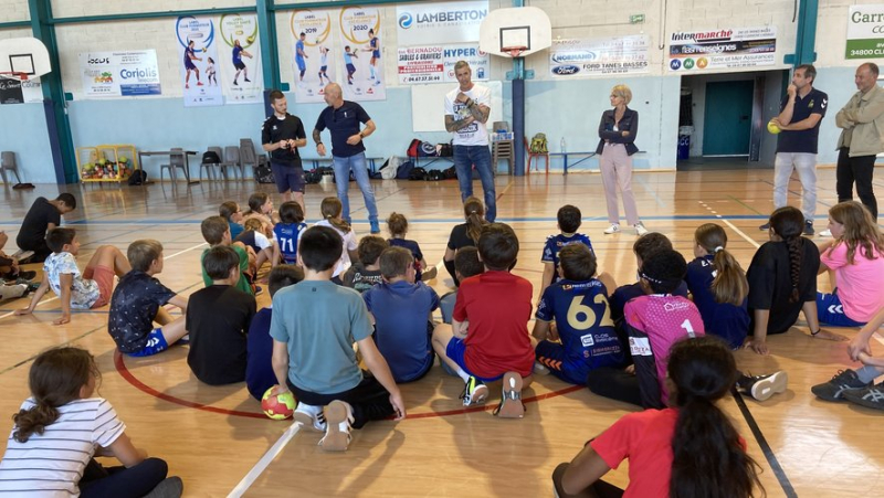 Frédéric Volle supports the new Clermont handball section