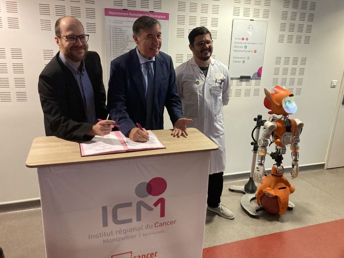 "So that children never feel alone again": the first steps of the Miroka robot in pediatric radiotherapy at the ICM, in Montpellier