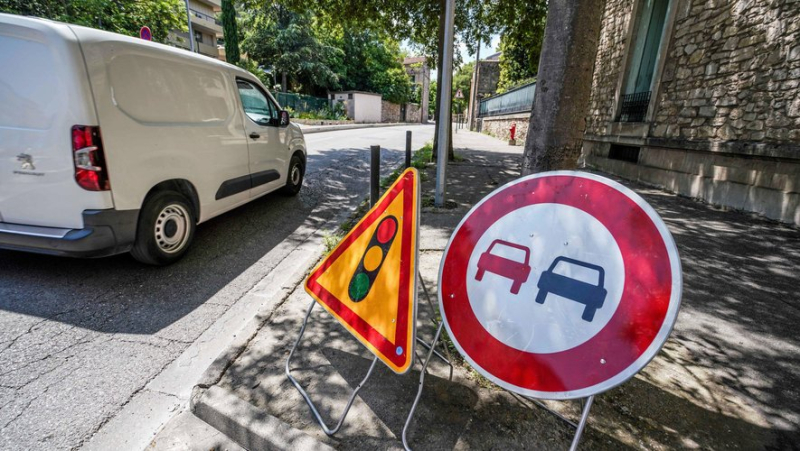 A second phase of work on the Sauve road in Nîmes, scheduled from October 14