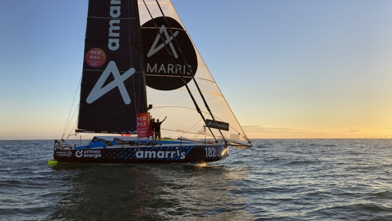 Voile : le Montpelliérain Achille Nebout remporte avec Gildas Mahé la Med Max en Class40