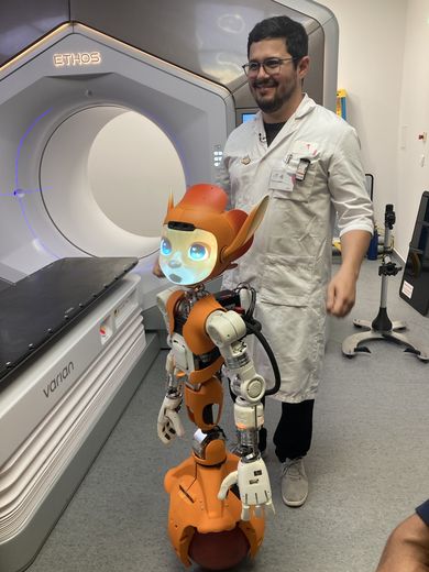 "So that children never feel alone again": the first steps of the Miroka robot in pediatric radiotherapy at the ICM, in Montpellier