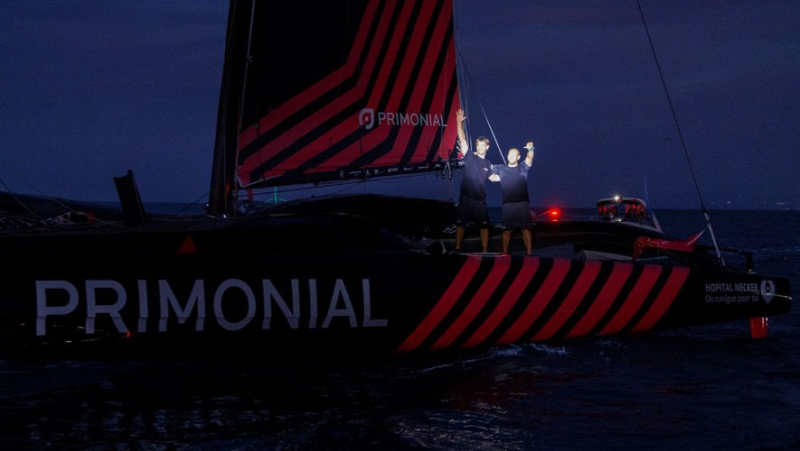 Voile : "Primonial" de Sébastien Rogues et Jean-Baptiste Gelée vainqueur en Ocean Fifty de la Med Max