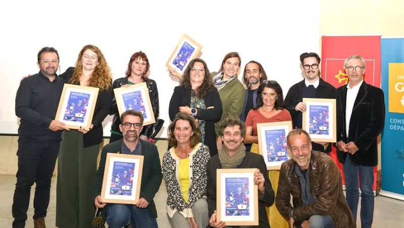 Midi Libre Nîmes journalist Kathy Hanin rewarded by the Gard Press Club