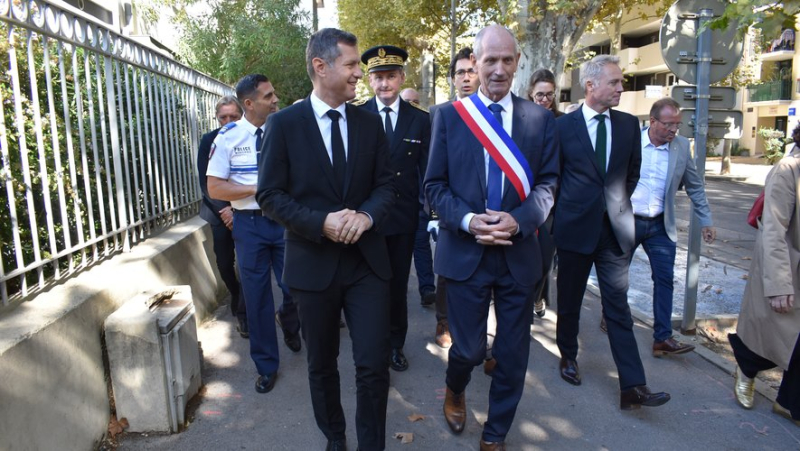 The Lunel urban supervision center inaugurated by Minister Nicolas Daragon