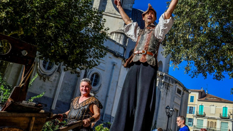 “It’s moving to see happy people…”: a colorful stroll takes the people of Alès back to the Middle Ages