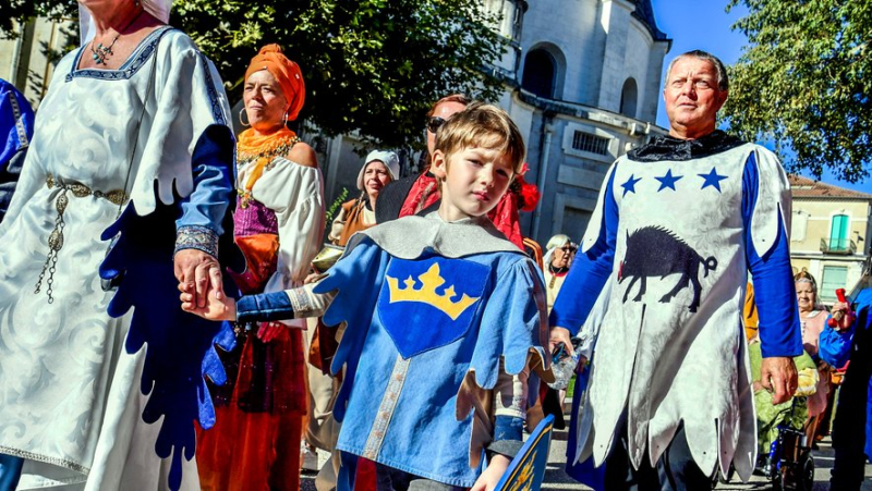 “It’s moving to see happy people…”: a colorful stroll takes the people of Alès back to the Middle Ages