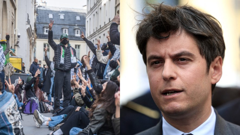Sciences Po: “There will never be a right to blockade”, Gabriel Attal’s promise after a tense pro-Palestinian mobilization