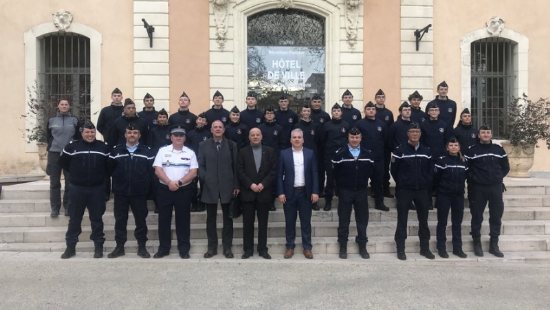 Les cadets de la gendarmerie en formation à Alès