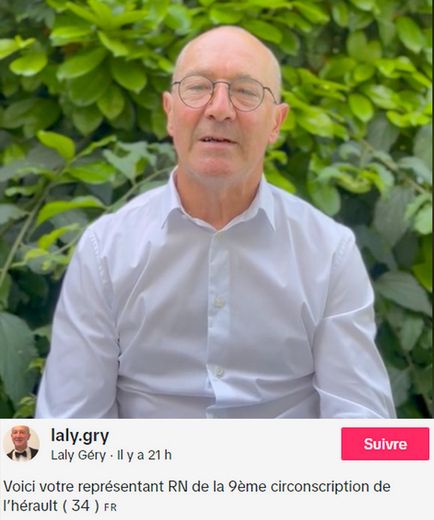 Legislative elections 2024: Géry Laly, this candidate unknown to all who is running near Montpellier under the RN banner... without the approval of the RN