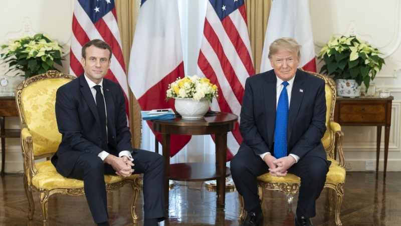 American presidential election: Donald Trump imitates Emmanuel Macron in the middle of a meeting and makes fun of him