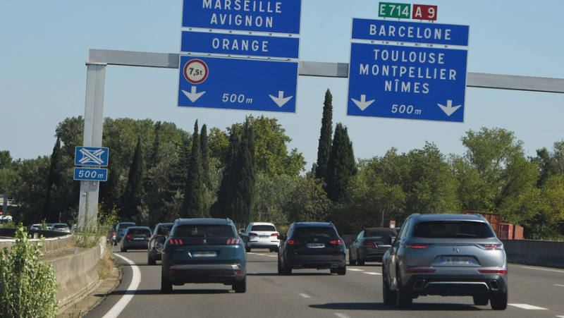 Vehicle on fire on the A9: already 13 kilometers of traffic jams before Gallargues-le-Montueux