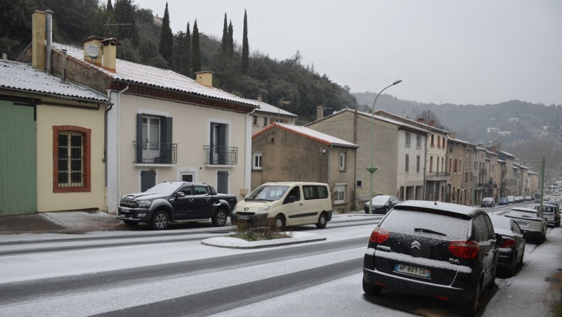 Ouest Hérault : ce mercredi 10 janvier, la neige fait son apparition dans les Hauts Cantons