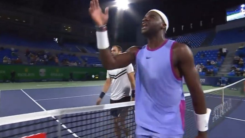 "Fuck you man, fuck you!": American tennis player Frances Tiafoe loses his temper with an umpire after a defeat